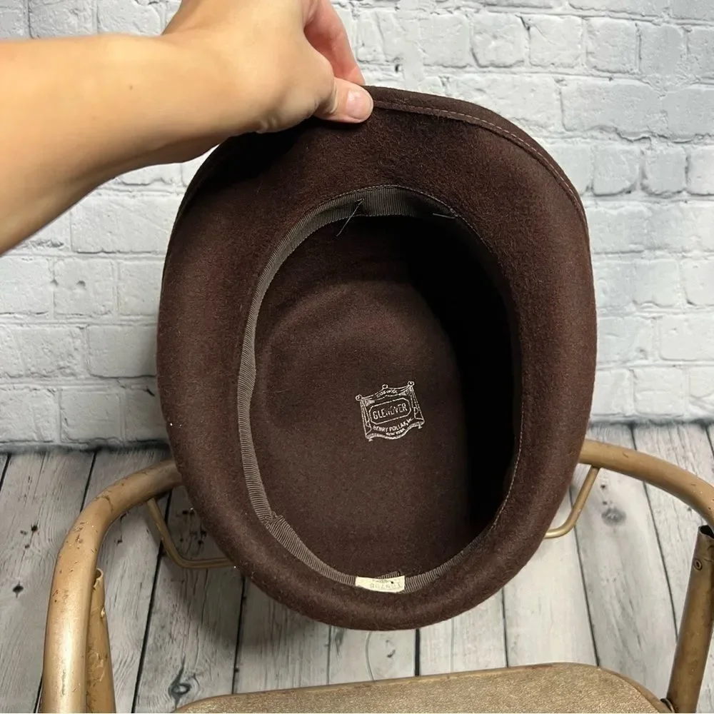 Vintage Henry Pollack wool hat with belted brim - Picture 4 of 7